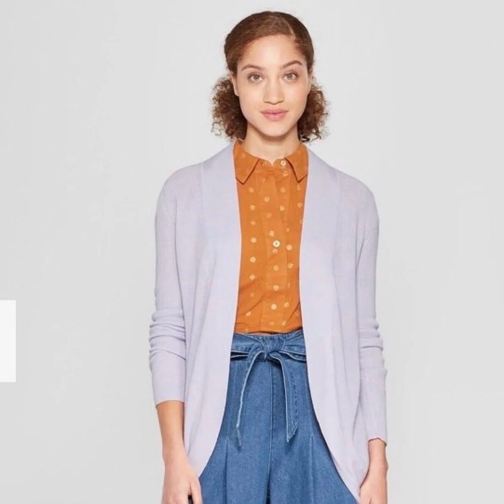 A New Day Lavender Cocoon Cardigan Size M